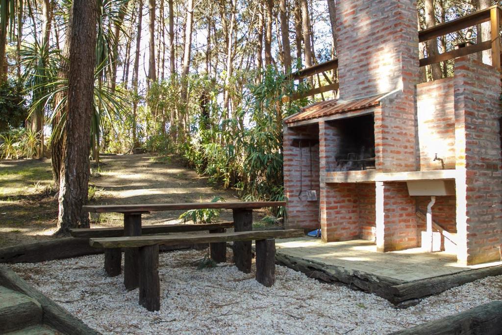 Cabanas Del Bosque Balneario Mar Azul ภายนอก รูปภาพ